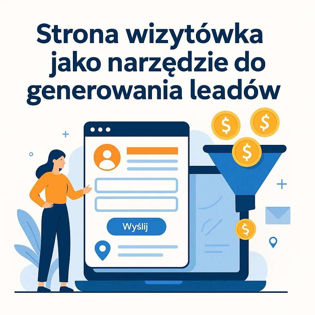 Strona wizytówka jako narzędzie do generowania leadów – 10x więcej klientów dzięki prostym zmianom!
